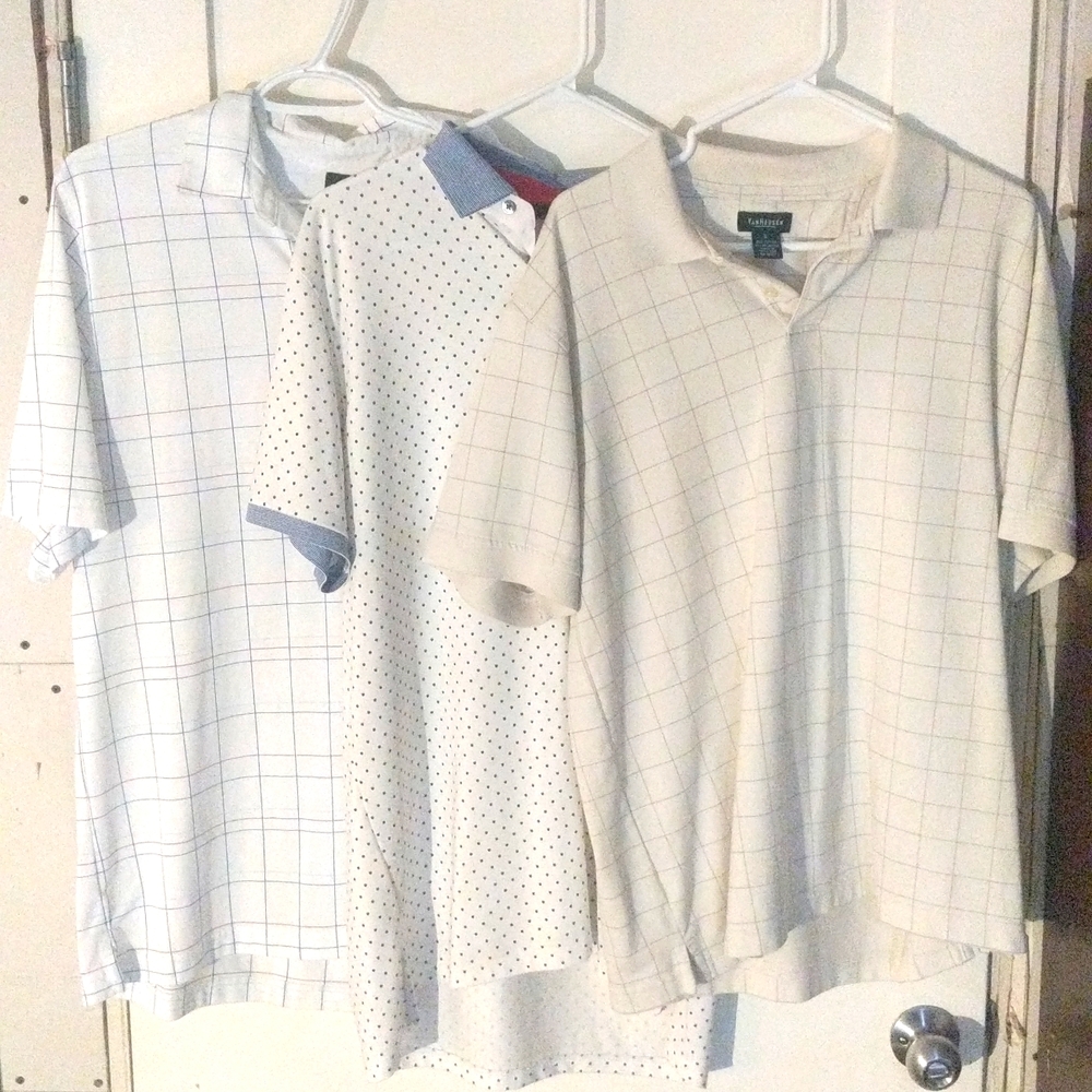 Lot of three golf polos all size large